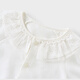 Tongtai girl baby shirt spring and autumn baby clothes girls going out cute lace collar shirt children's tops white 80