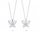 Fat Donglai same style Pt950 platinum star pendant Daily Luxe butterfly 85860P