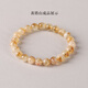 7A natural citrine yellow pagoda mountain loose beads bracelet honey pomelo 9A yellow pagoda crystal about 12-12.5mm/1 piece