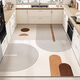 
Kitchen anti-slip mat oil-resistant and dirt-resistant can be rinsed kitchen floor mat pvc waterproof and oil-resistant, free washable floor mat kitchen 15917-Qingyuandai 200x300cm (clean waterproof and oil-resistant as soon as you wipe)