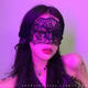 
Sexy lace eye mask ascetic mood black mask sexy half-cover face seductive lace eye mask white pattern 1047 black and red equal size