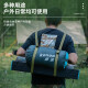 斑纳塞户外捆绑带插扣行李箱货物固定提手收紧绳背包帐篷睡袋打包捆扎带 军绿色【2条装】