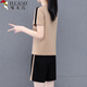 Woodpecker Pure Cotton Sports Set Shorts para mujeres 2025 Nuevo set de dos piezas de gran tamaño de moda Baolan 2XL