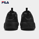 FILA Official Men's Shoes FLUID 6 Retro Sports Shoes 2025 Winter New Cat Claw 6th Generation Casual Dad Shoes Black/Shadow Black Gray-BD 42