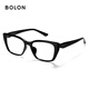 Bolon Tyrannosaurus Yang Zi's Myopia Glasses Frame 25 Producto nuevo sin maquillaje Cat Eye Marco negro para mujeres BJ5187 [mismo modelo para Yang Zi] B10