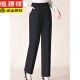 
Hengyuanxiang mother autumn and winter high-waist casual pants mulberry silk large size middle-aged and elderly elastic waist to make her look slim and fashionable women's pants khaki (9207) 4XL 125-135Jin [Jin equals 0.5 kg]