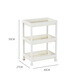 Enshousu full plastic PP material multi-functional storage rack bedroom living room kitchen wheeled storage rack yellow two-layer 9227