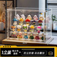 JD Logistics labubu display cabinet Bubble Mart blind box display transparent container storage doll ornaments container figure box extra large transparent color / 1 pack