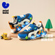 Minibala children's light shoes 25 autumn new casual sports shoes for boys and girls baby toddler shoes children's light shoes