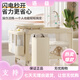 Ullop yolebebo crib bewegliche Spleißbett Multifunktionsklappbett Windeln Wickeltisch Neugeborene Baby Cradle Schüttelbett Schlafartefakt Krippe mit Windel Tisch Moskitonetz Baby Lieferungen Vollmondgeschenk-Event Kokosspalme Matratze