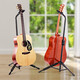 Ibanez Massive Holzgitarrenständer Holz faltbare vertikale Bodenständer Violin Ukulele Haushaltsbodenständer Ukulele Ständer Schwarz Walnuss