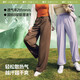蕉下（beneunder）防晒裤阔腿裤女夏季宽松直筒显瘦休闲裤子女士AL206 【新款】漫暮黑 M