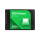 Western Digital (WD) Disque SSD vert Interface SATA3.0 Disque vert pour ordinateur portable Disque dur de bureau Haute vitesse Faible consommation d'énergie SATA3.0 500 Go