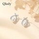 Qlady ear piercing freshwater pearl earrings for women 2025 temperament high-end silver needle pearl earrings light luxury earrings gift