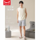 Catman (Miiow) Pajamas Vest Men's Summer Summer Pure Summer Style se puede usar fuera del traje de la casa Summer Summer Sleevels New Style 13657 L (100-120Jin [Jin equivale a 0.5 kg])