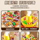 Children's House Playing Kitchen Hot Pot Toys Simulated Food Barbecue Cooking Chew Le Boy Girls June 1st Gift Deluxe Family Photo - Spray Big Hot Pot 76-Piece Set