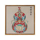 三栖虎中国风福禄满年珍珠画DIY材料全套宋锦手工数字油画感装饰画 LL13570全彩喷绘送点钻笔 来图定制图片尺寸请联系客服