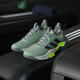 Adidas men's RAPIDMOVE ADV 2 TRAINER M versatile shock absorbing breathable lightweight low top sports basketball shoes JH6167 green 39