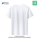 Heavyweight pure cotton short-sleeved T-shirt men's high-end solid color printed casual basic style inner half-sleeved base shirt White XL 140-155Jin [Jin equals 0.5 kg]