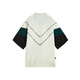 Puma (PUMA) loose retro contrast silhouette short-sleeved jacket jacket men and women sports tops gray-05 XS (165/88A)