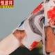 Hengyuanxiang (Hyx) Mutter Sommer kurzärmeligte Eiskleid modische großgröße mit mittleren und älteren Frauen lockerer Baucher-Gummiblühen Red MJL683 2XL [Vorgeschlagen 105-120jin [Jin gleich 0,5 kg]]