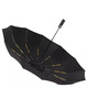 108-bone umbrella automatic men's and women's foldable large sun umbrella, sunny and rainy dual-use umbrella, sun protection and anti-UV sunshade umbrella, fully automatic 60 double keel sunny umbrellas, black