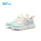 361 Chaussures pour enfants, chaussures de course pour enfants, grandes chaussures pour enfants légères en mailles d'été, chaussures de sport, blanc 36