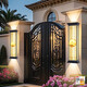 
Large group small round outdoor wall lights up and down spotlights waterproof courtyard villa exterior wall lights outdoor terrace door super bright LED wall lights 9207-Rizhao Jinshan 40 cm-up and down spotlights
