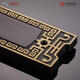 Drei-Ring-Drei-Ring-neue chinesische Messing-Türschloss Antique Massivholz Türgriff Schlafzimmer Türgriff Handschloss 9928 Europäisches Gold 9928 Türschlos
