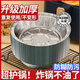 JCZS German brand air fryer special paper tin foil tray barbecue box baking tin foil bowl household tin foil box food grade 150 pieces with diameter 20cm3-5L thickened