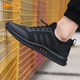 Jeep (Jeep) Zapatos para hombres Summer 2025 NUEVA TENDA NEGRA MALA NEGRA BRAENTABLE CASA VERSATILE Men's Sneakers Men's Summer Red Leather 9852 38 Men's X estándar Código deportivo estándar