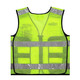 Traffic and road administration high-speed riding rescue night patrol security reflective vest vest custom printing fluorescent green no printing L