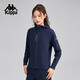 
Kappa back-to-back sports jacket new hooded knitted cardigan for women casual cool K0F42MK40 FZ Dark Night Blue Black-906 S