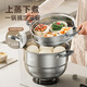 Maxcook 316L stainless steel steamer two-layer 30cm household multi-bottom steaming soup pot gas stove induction cooker universal MCZ923