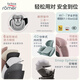 宝得适（BRITAX）宝宝儿童安全座椅0-7岁isize认证正反360°旋转成长骑士air薄雾粉