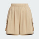 阿迪达斯 （adidas）女裤2025夏季新款休闲裤GFX WV SHORTS 运动短裤JL9274 JL9274/暖沙色/主图款 M