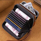 CASA-KUPS card bag wallet two-in-one women's new style small and large capacity key coin hand grocery shopping bag light brown