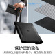 Enbaole Passport Bag Id Card Pack RFID Anti-Diebstahl Multifunktion Passport Clip Travel im Ausland Flugticket Clip Schwarz