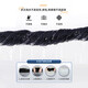 
JEEP SPIRIT Jeep Cropped Pants Summer Men's Thin Ice Silk Shorts Men's Quick Dry Sport Pants Breathable Casual Pants Black XL
