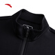 ANTA (ANTA) Stand Collar Executive Jacket Men's 25th Autumn Commuting Fashion Casual Sports Jacket Top 152547706 Basic Black-2 L (Male 175)