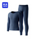 HAILAN HOME SOUSSWEAR THERMORES Vêtements d'automne masculins et pantalon d'automne sous-vêtements thermiques pour hommes Sous-vêtements chauds pour hommes Pantalons chauds d'automne Tech Black M -165/90 (90-110jin [Jin est égal à 0,5 kg]))