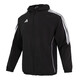 adidas Sportanzug Herren Sportwear Fashion Drei-Streifen gewebte Kapuzenjacke Jacke Casual Hosen Hosen ein Stück gewebte Jacke/Tasche mit Reißverschluss S