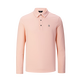 万星威（Munsingwear）高尔夫男士夏季薄款防晒长袖t恤休闲运动POLO衫 R653/粉色 L