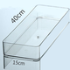 Yonghuan Other Storage Boxes Flat Length 40cm Width 15cm Square Dish Tray Transparent Acrylic Kitchen Rectangular Drawer 4877. Side U Transparent Basket - Medium Length 1 PT High Transparent
