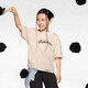 阿迪达斯 （adidas）童装女童T恤25夏季101斑点狗联名款缀蝴蝶结中大童纯棉短袖KG6625 KG6626 奇迹石英色 170 （吊牌170）