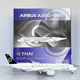 Phoenix Thai Airways A350-900 HS-Thu 1: 400 11981 Star Alliance de unos 16.7 cm de largo, juguetes sin hijos