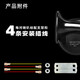 Car snail horn super loud high and low two-tone whistle 12v24V waterproof motorcycle universal truck electric horn 12v single tweeter + wire with iron plate