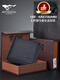 
Seven Wolves Men's genuine leather wallet 2025 new large capacity short wallet thickened widened cowhide clip men's folded men's bag vertical thickened