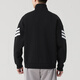 Adidas Jacket Men's Tops Autumn Nuevo Sportswear de tres chapas versátiles de tres tripas fáciles de usar Casual Jaqueta JD4885/Negro S