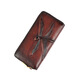 Goyn Wallet Frauen langes Leder 2022 Neue Kupplung Trendy Retro-Taschen Top-Schicht Cowhide grenzüberschreitend einteilig Versand Blau
